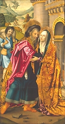 Иаохим сообщает Анне, что у них будет ребенок.